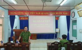 Hình ảnh tập huấn phòng cháy chữa cháy